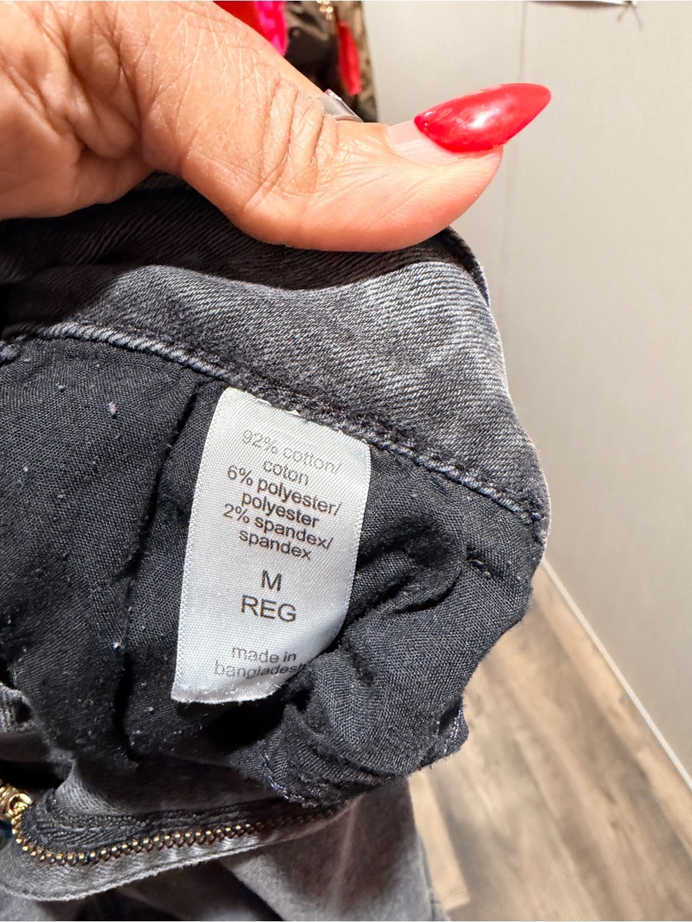 Maurices Washed Black Skinny Distressed Jeans - Picture 2 of 2